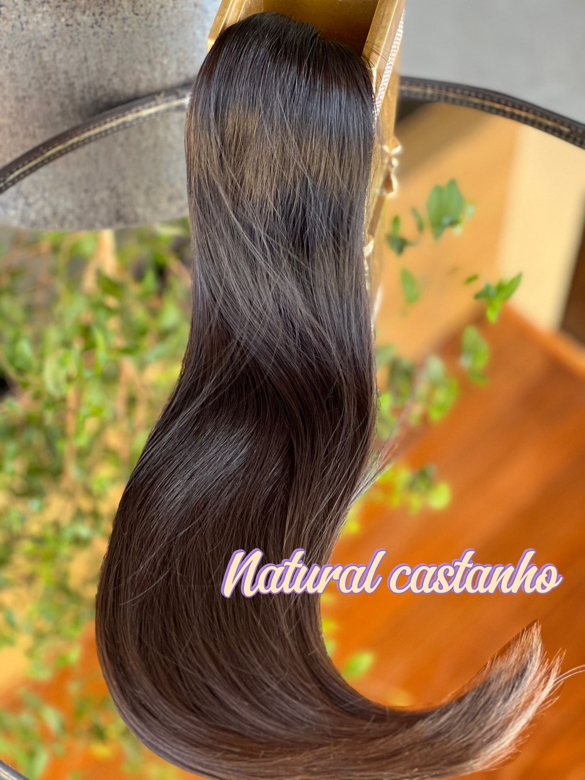 Cabelo Castanho Natural